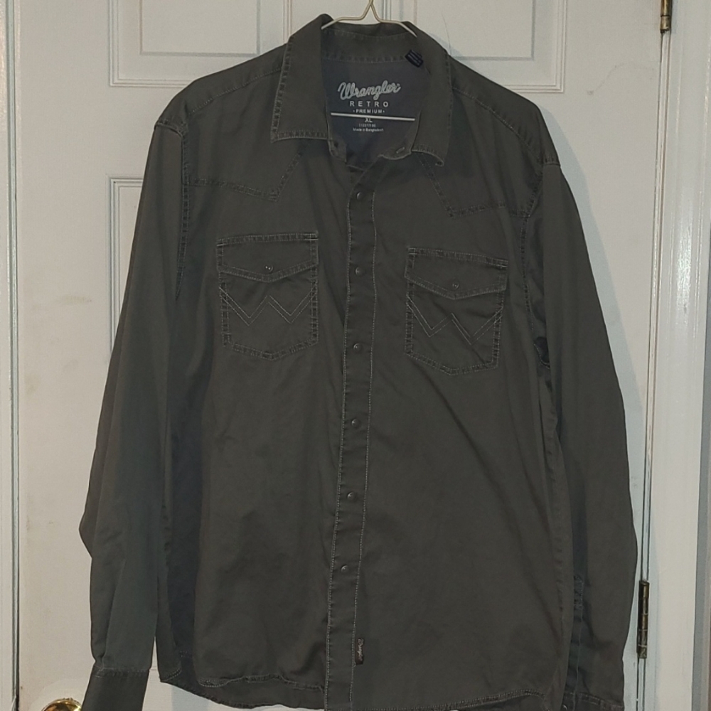 Wrangler Retro LS snap shirt